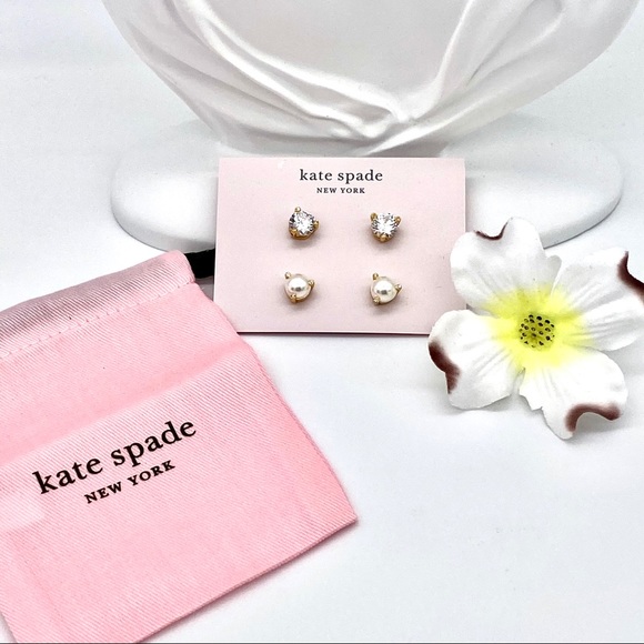 🎇HP🎇NWT Kate Spade Rise & Shine Earnings, Set of 2 - Picture 7 of 16